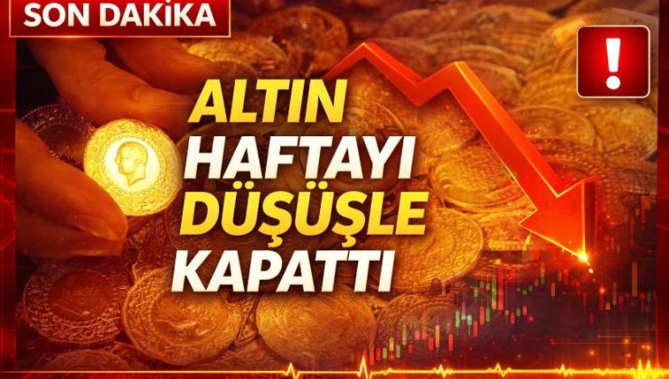 Altın Haftayı Düşüşle Kapattı