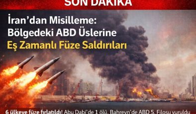 İran’dan Misilleme: Bölgedeki ABD Üslerine Eş Zamanlı Füze Saldırıları