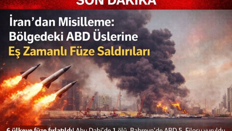 İran’dan Misilleme: Bölgedeki ABD Üslerine Eş Zamanlı Füze Saldırıları