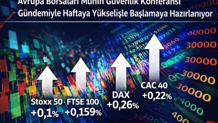 Avrupa Borsaları Münih Güvenlik Konferansı Gündemiyle Haftaya Yükselişle Başlamaya Hazırlanıyor