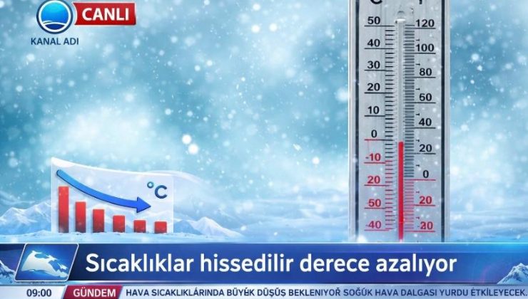 Sıcaklıklar hissedilir derece azalıyor