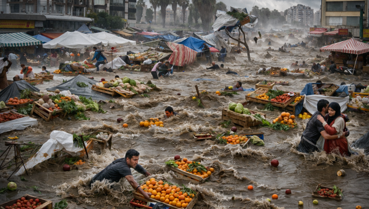 Alanya Cuma Pazarı’nda Dehşet Anları!