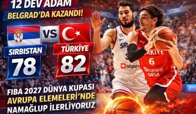 12 Dev Adam Belgrad’da Kazandı: Sırbistan 78-82 Türkiye