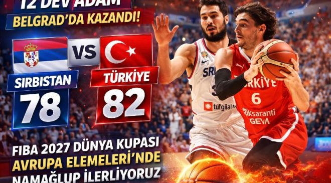 12 Dev Adam Belgrad’da Kazandı: Sırbistan 78-82 Türkiye