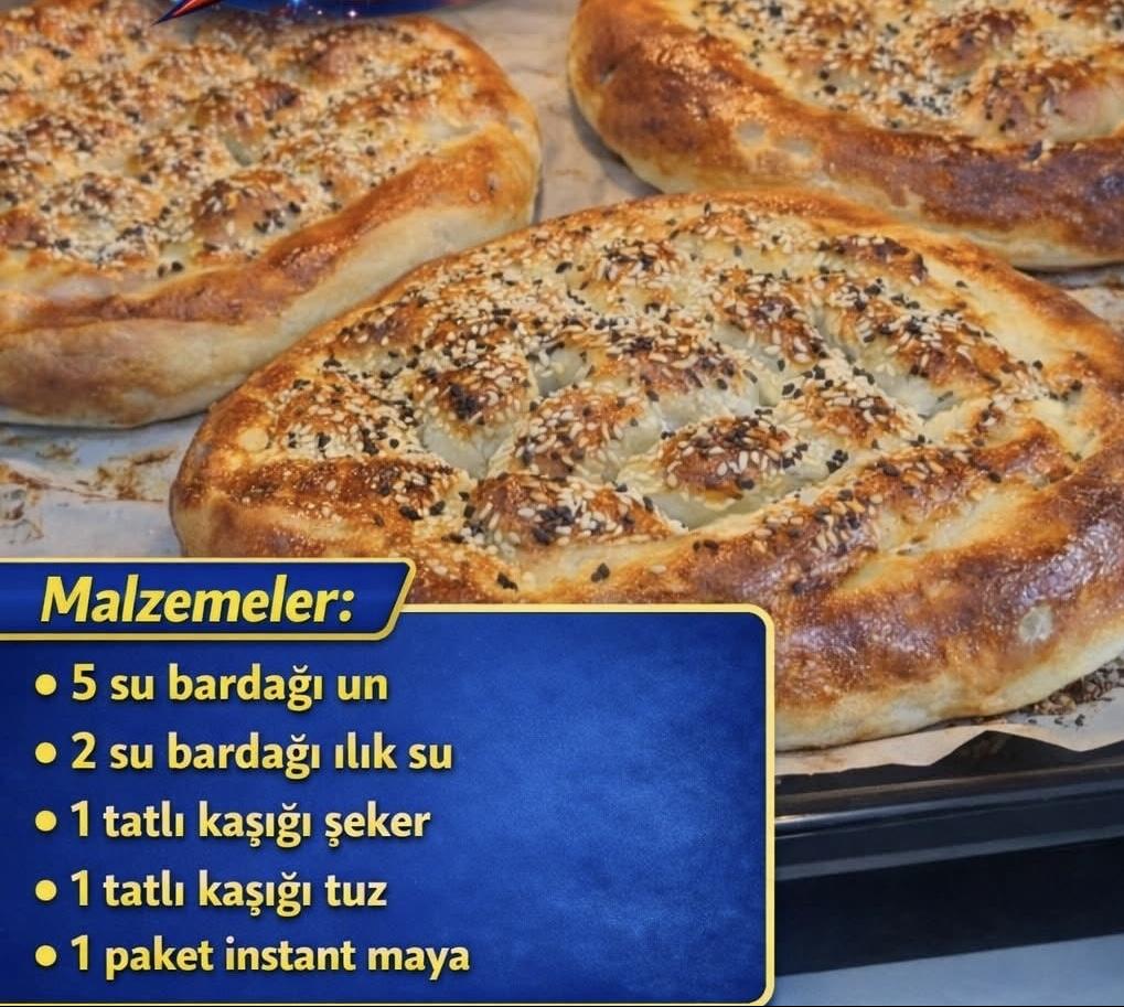 Evde Ramazan Pidesi Yapımı (Tam Kıvamında, Fırın Tadında