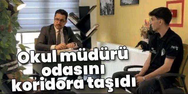 Makam odasını koridora taşıdı, gönülleri kazandı