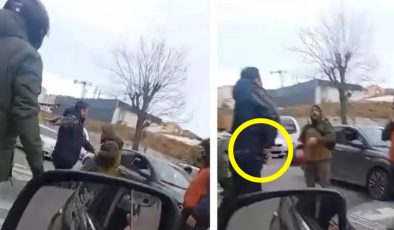 Yol verme kavgasında silah çeken şüpheli gözaltında