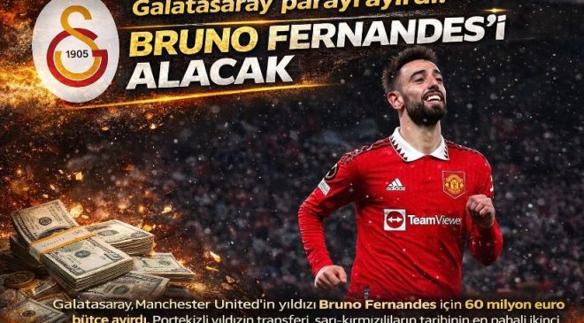 Galatasaray parayı ayırdı! Bruno Fernandes’i alacak
