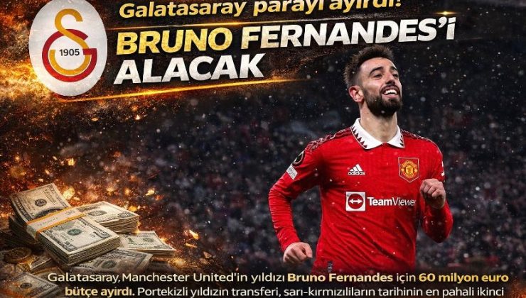 Galatasaray parayı ayırdı! Bruno Fernandes’i alacak