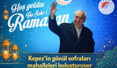 Kepez’in gönül sofraları mahalleleri buluşturuyor