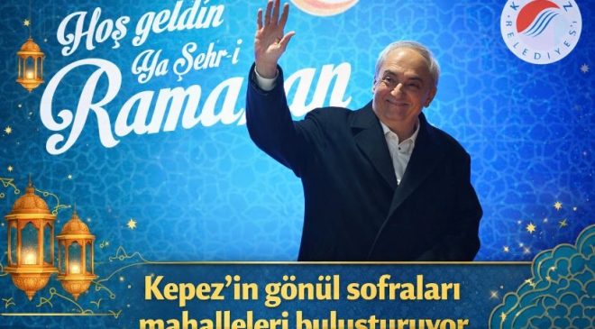 Kepez’in gönül sofraları mahalleleri buluşturuyor