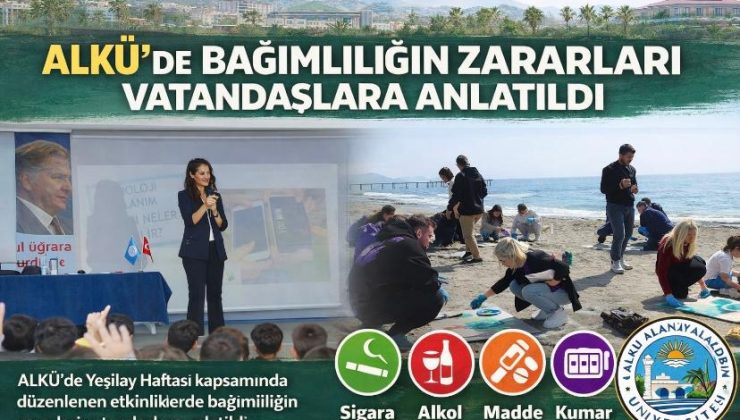 ALKÜ’de Bağımlılığın Zararları Vatandaşlara Anlatıldı