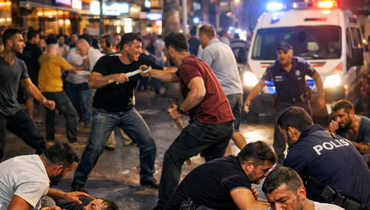 ALANYA’DA GERİLİM TIRMANDI: 2 GRUP ARASINDA BIÇAKLI KAVGA