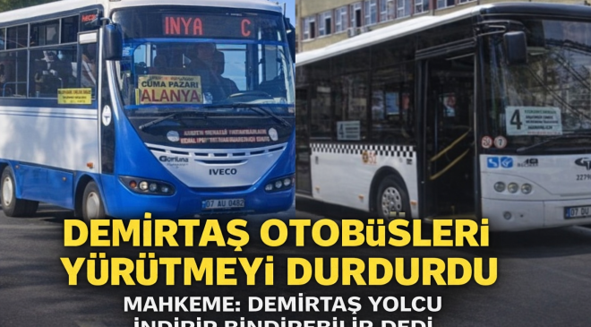 Demirtaş Dolmuşları Mahkemeyi Kazandı: Yürütmeyi Durdurma Kararı