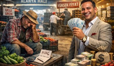 ALANYA HALİNDE DENGE BOZUK MU? ÜRETİCİ BORÇLU, KOMİSYONCU ZENGİN!