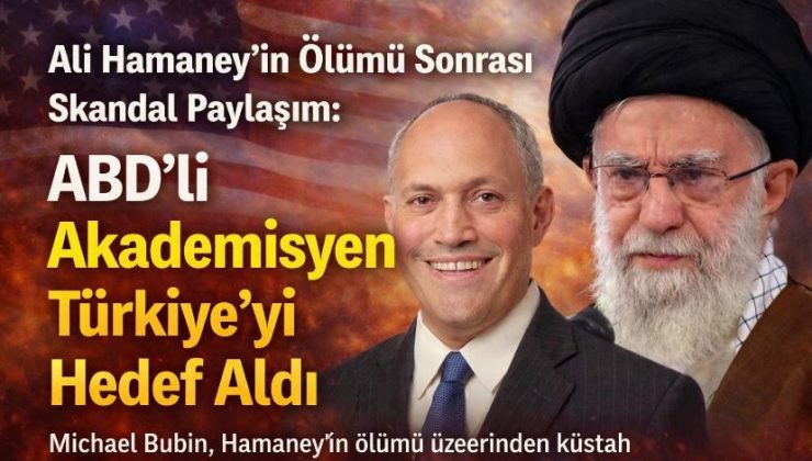 Ali Hamaney’in Ölümü Sonrası Skandal Paylaşım: ABD’li Akademisyen Türkiye’yi Hedef Aldı