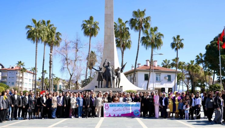 ALANYA’DA 8 MART’TA KADINLAR GÜÇ BİRLİĞİ YAPTI