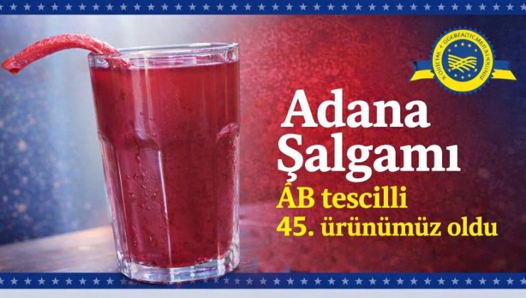 Adana Şalgamı AB tescilli 45. ürünümüz