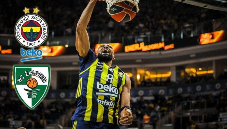 Fenerbahçe Beko – Zalgiris Kaunas maçı ne zaman, saat kaçta hangi kanalda? (EuroLeague 34. maç günü)