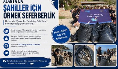 ALANYA’DA SAHİLLER İÇİN ÖRNEK SEFERBERLİK