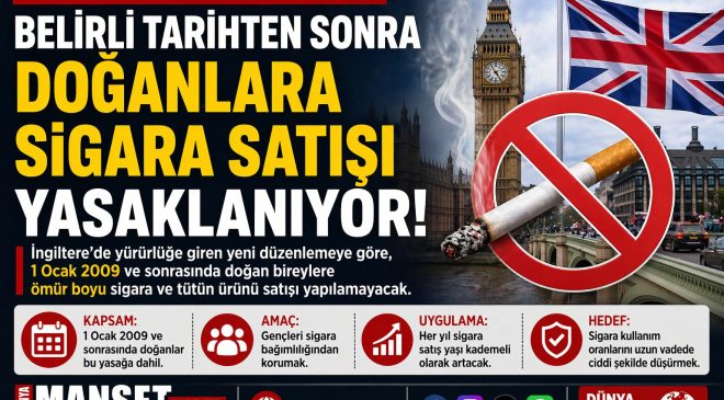 İngiltere’den Sigara Satışına Radikal Karar