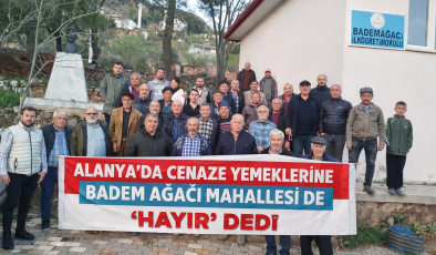 Cenaze yemeğine Bademağacı da “Hayır”dedi