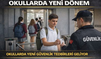 OKULLARDA YENİ GÜVENLİK DÖNEMİ BAŞLIYOR