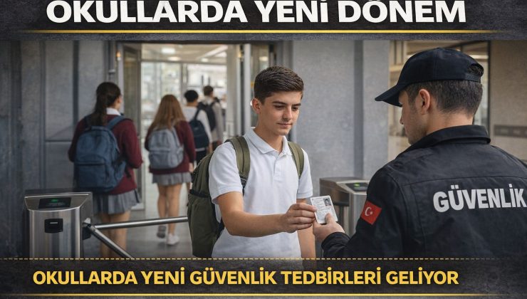 OKULLARDA YENİ GÜVENLİK DÖNEMİ BAŞLIYOR