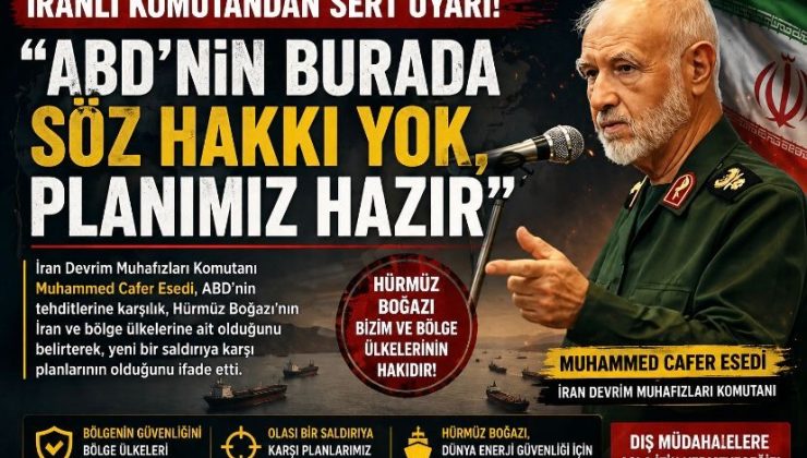 İranlı Komutandan Sert Uyarı: “ABD’nin Burada Söz Hakkı Yok, Planımız Hazır”