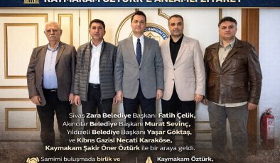 Kaymakam Öztürk’e Anlamlı Ziyaret