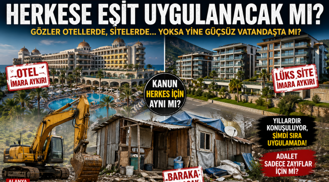 🏗️ ALANYA’DA KAÇAK YAPILARA YIKIM İHALESİ: GÖZLER UYGULAMADA