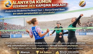 Alanya’da Kumun Üzerinde Dev Kapışma Başladı