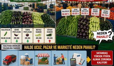 Konaklı–Payallar Hal Fiyatları Açıklandı: Pazarda Fiyatlar Neden Uçuyor?