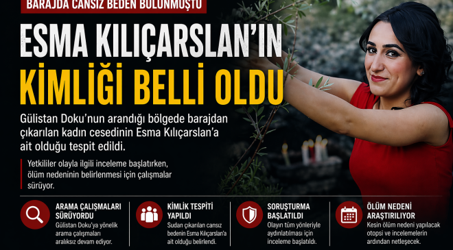 BARAJDA BULUNAN KADININ KİMLİĞİ TESPİT EDİLDİ