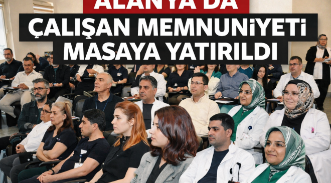 ALANYA’DA ÇALIŞAN MEMNUNİYETİ MASAYA YATIRILDI