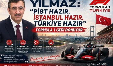 Yılmaz: “Pist hazır, İstanbul hazır, Türkiye hazır” — Formula 1 geri dönüyor