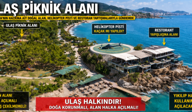 ULAŞ PİKNİK ALANI’NDA HELİKOPTER PİSTİ TARTIŞMASIğ