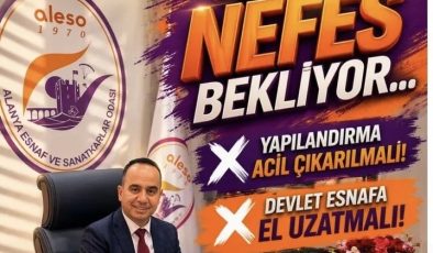 BAŞKAN ÖZDEMİR ” ESNAF NEFES BEKLİYOR!”