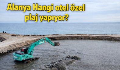 ALANYA’DA TARTIŞMA YARATAN GÖRÜNTÜ