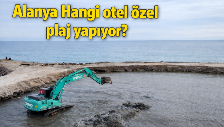 ALANYA’DA TARTIŞMA YARATAN GÖRÜNTÜ