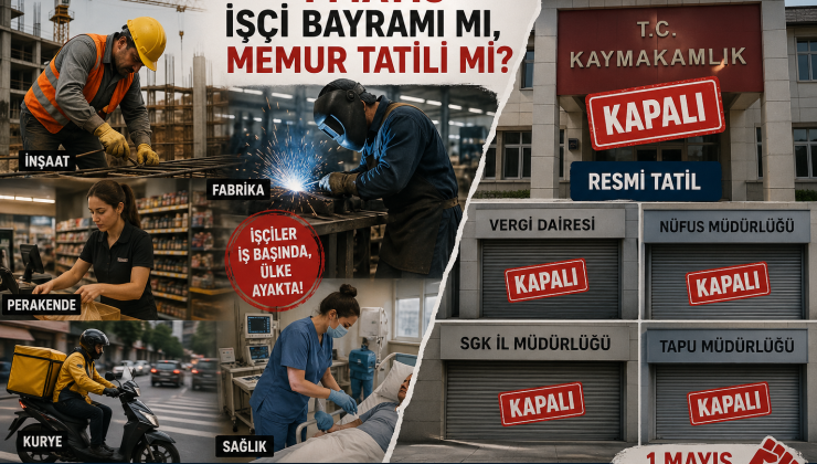 1 Mayıs: İşçi Bayramı mı, Memur Tatili mi?