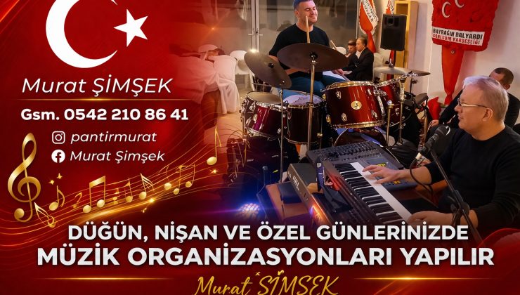 ALANYA DÜĞÜNLERİNİN VAZGEÇİLMEZ İSMİ: MURAT ŞİMŞEK