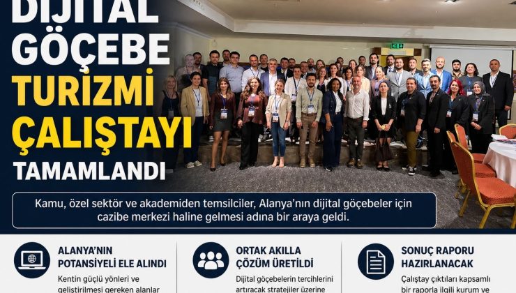 Alanya’da Dijital Göçebe Turizmi Masaya Yatırıldı
