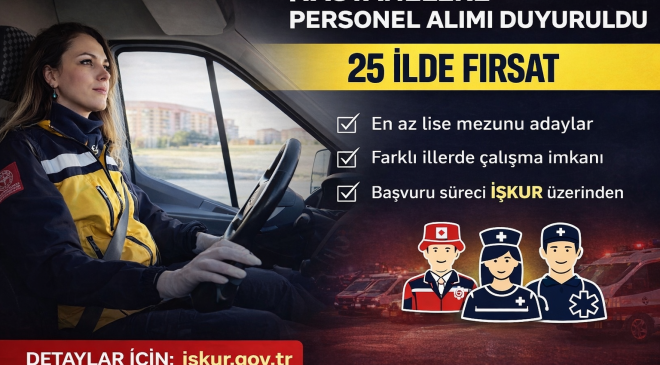 HASTANELERE PERSONEL ALIMI DUYURULDU: 25 İLDE FIRSAT