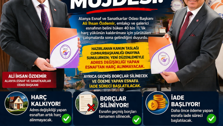 ESNAFA 40 BİN TL MÜJDESİ!