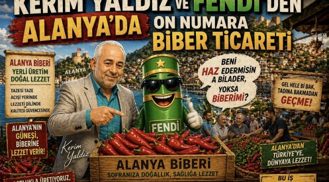 KERİM YALDIZ VE FENDİ’DEN ALANYA’DA ON NUMARA BİBER TİCARETİ