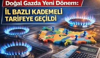 Doğal Gazda Yeni Dönem: İl Bazlı Kademeli Tarifeye Geçildi