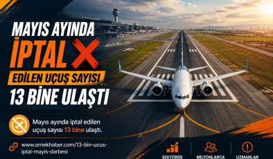 MAYIS’TA HAVACILIĞA BÜYÜK DARBE: 13 BİN UÇUŞ İPTAL EDİLDİ