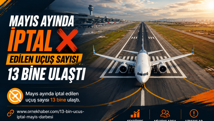 MAYIS’TA HAVACILIĞA BÜYÜK DARBE: 13 BİN UÇUŞ İPTAL EDİLDİ