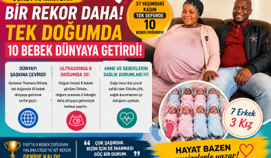 Tek Doğumda 10 Bebek Dünyaya Getirdi!